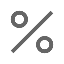 percent 64dp 666666 fill0 wght400 grad0 opsz48